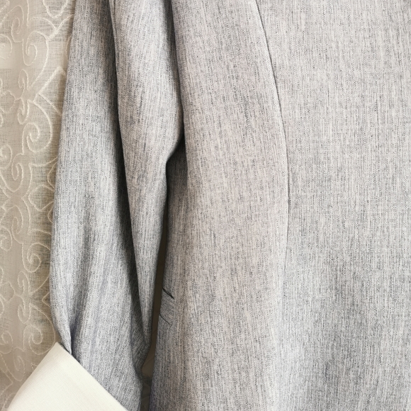 Light Blue Salt & Pepper Blazer - Picture 5 of 5